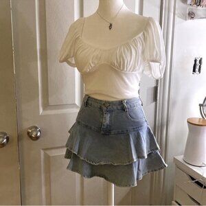 Denim skirt